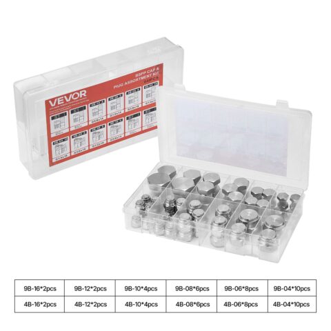 64 PCS BSPP Hydraulic Fittings, 64 tk