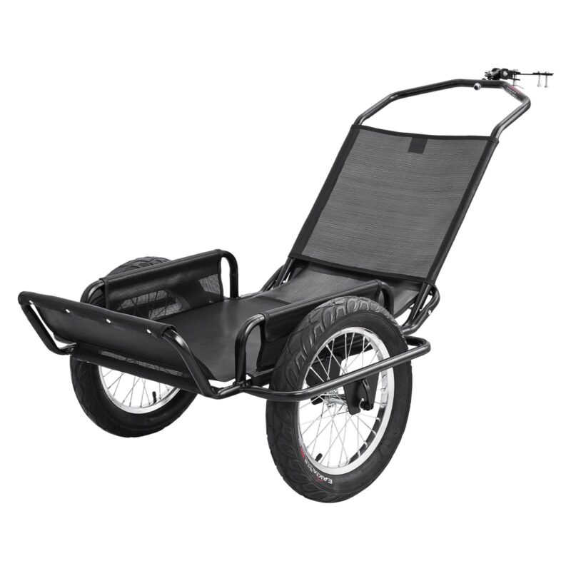 Bike Cargo Trailer 145 kg Load Heavy-Duty Bicycle Game Cart Foldable, 406 mm