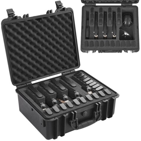 Hard Pistol Cases with Pre-cut Lining, 48,0 x 41,4 x 21,6 cm, 1 m