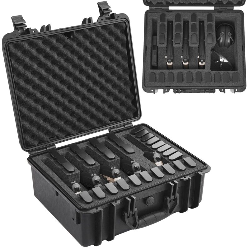 Hard Pistol Cases with Pre-cut Lining, 48,0 x 41,4 x 21,6 cm, 1 m