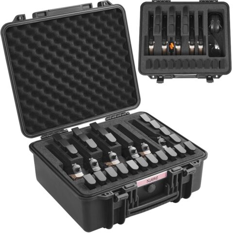 Hard Pistol Cases with Pre-cut Lining, 49,0 x 43,4 x 21,1 cm, 1 m
