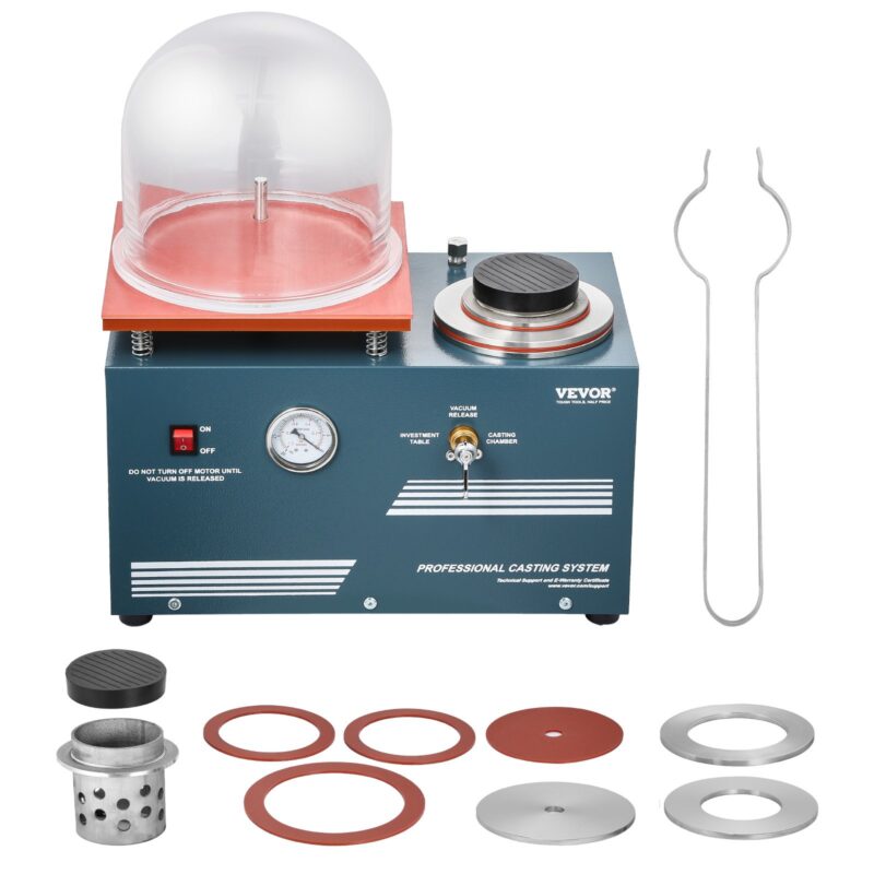 Vacuum Investing Casting Machine, 290 W, 280 x 280 mm