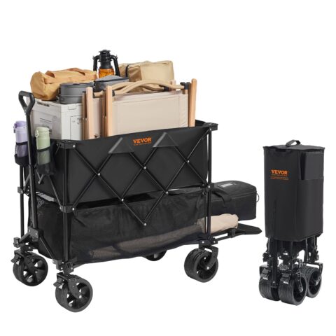 Foldable Double Decker Wagon, 159 kg, 400 L, 204 kg, 132 cm