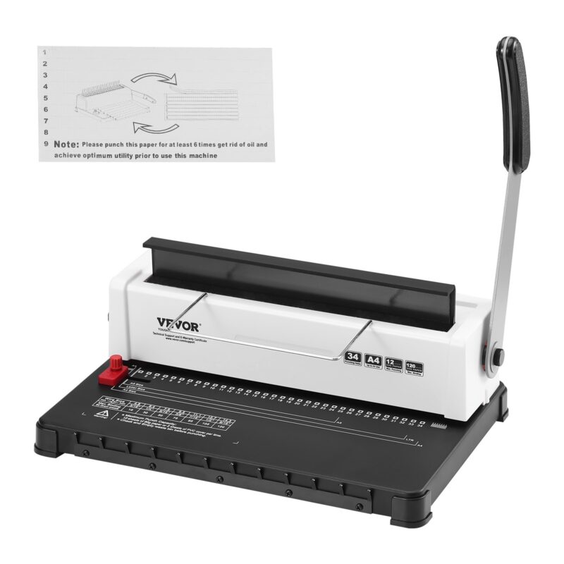 Coil Spiral Binding Machine, 4,76 mm, 1,43 cm
