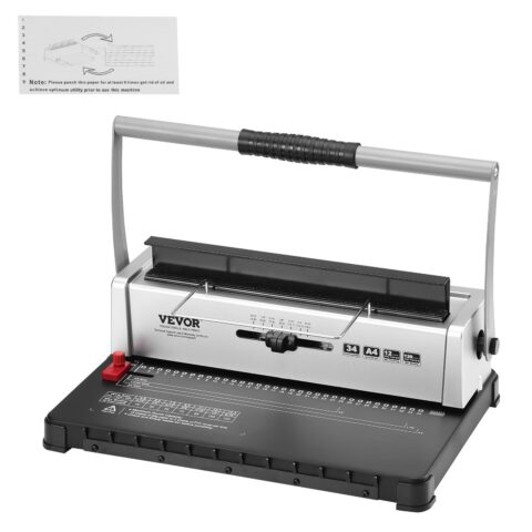 Coil Spiral Binding Machine, 1,43 cm, 4,9 kg