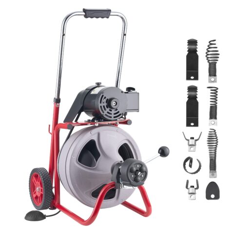 Drain Cleaner Machine 22m x 9.5mm, 22 m, 9,5 mm