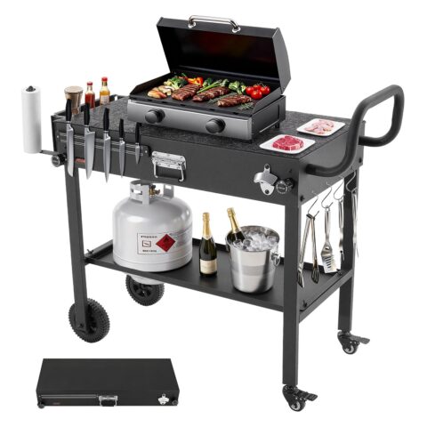 Outdoor Grill Cart, 100 kg, 78,7 x 43,2 cm, 787 x 432 mm