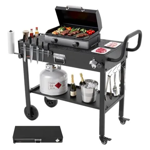 Välistingimustes kasutatav grillkäru, 100 kg, 78,7 x 43,2 cm