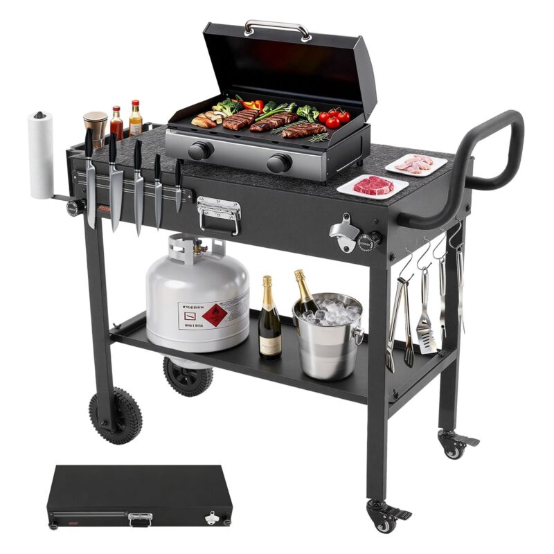 Outdoor Grill Cart, 100 kg, 78,7 x 43,2 cm, 787 x 432 mm