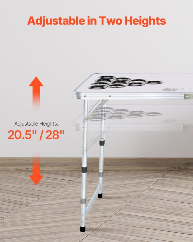 2,4 m kaasaskantav õllepongilaud, 30 kg