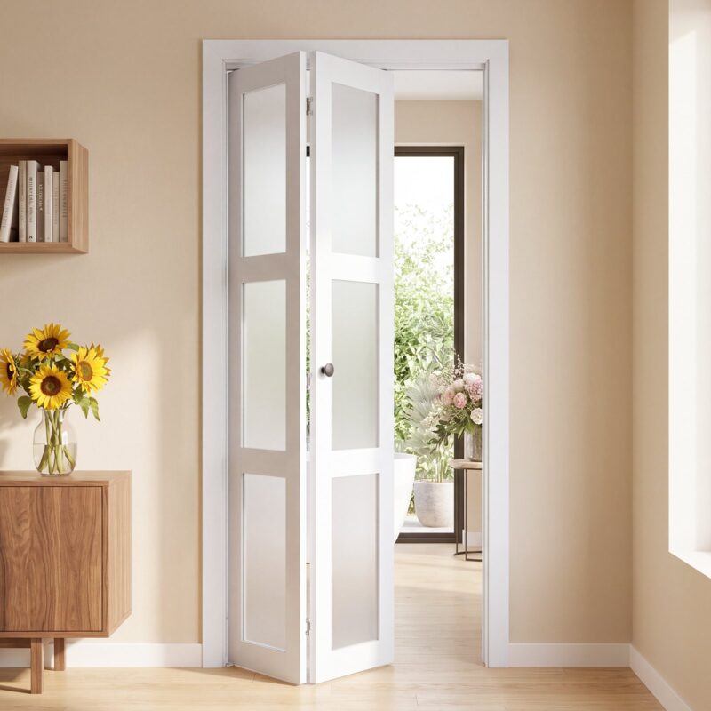 Bifold Closet Doors 2-Panel, 914 mm, 45,0 cm