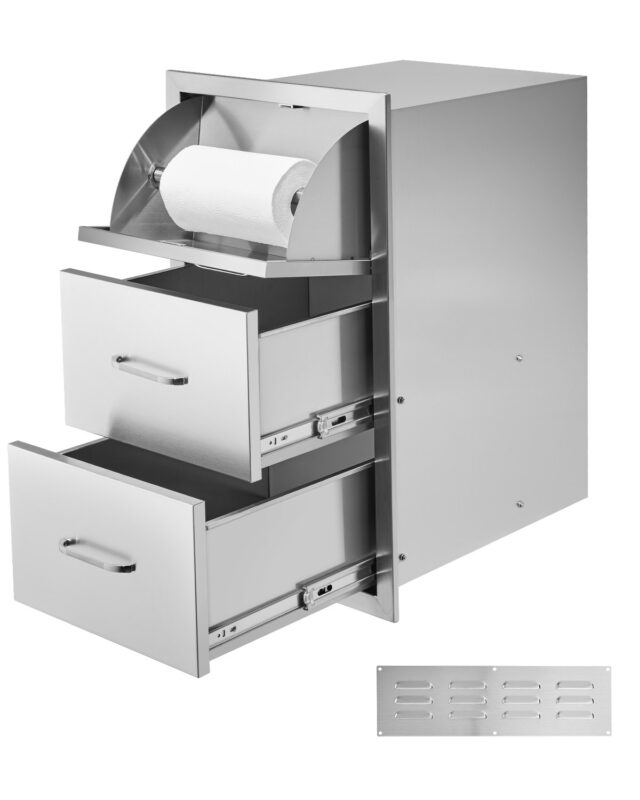Outdoor Kitchen Drawers, 20,0 kg, 390 x 535 x 700 mm