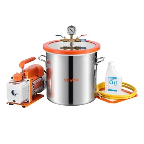 VEVOR 11,36 L vaakumkamber pumbaga, 1,5 m, 99 L