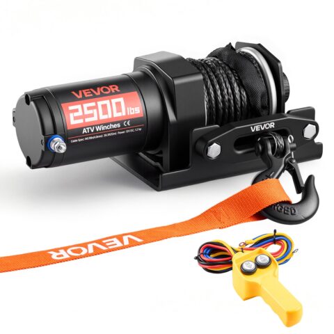 1134 kg Electric Winch, 4,8 mm, 12 m