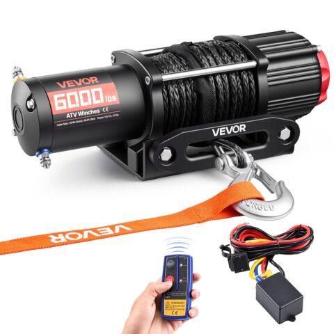 2721 kg Electric Winch, 2722 kg, 6 mm, 15 m
