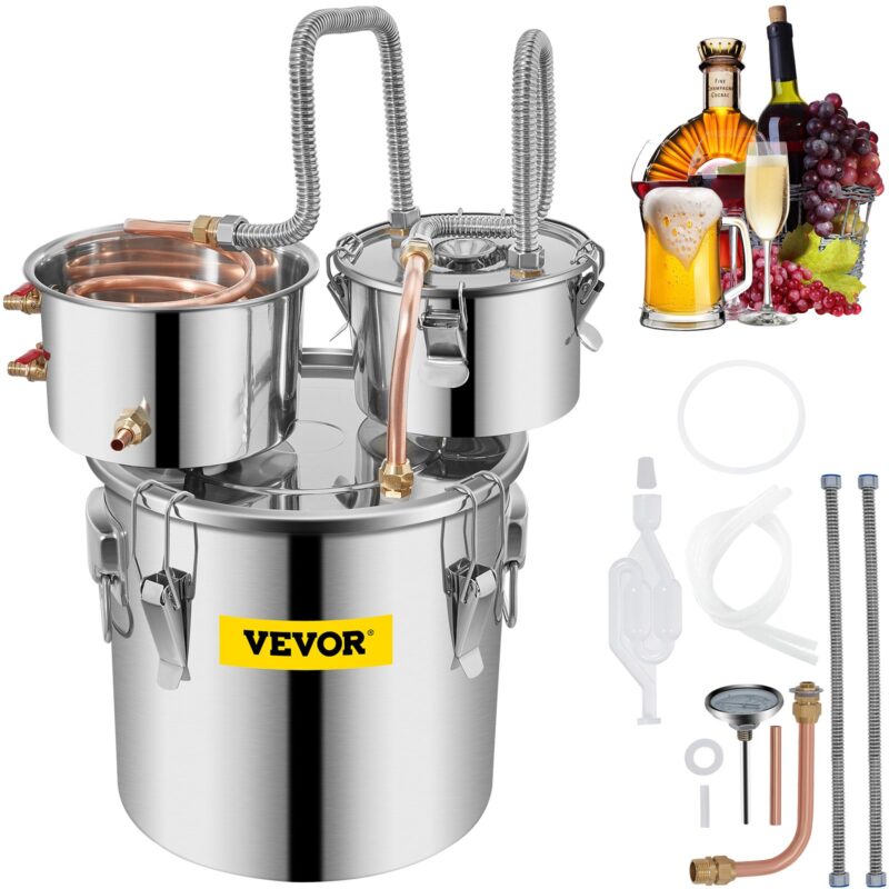 Still Distiller 11.4 L 12L Stainless Steel Water Distiller Copper Tube with Circulating