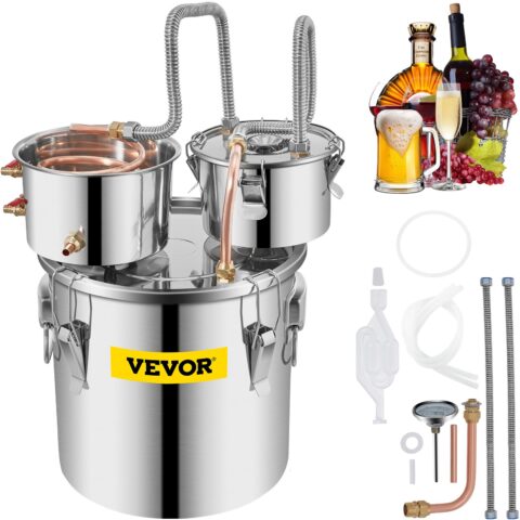Still Distiller 18.9 L 21L Stainless Steel Water Distiller Copper Tube with Circulating