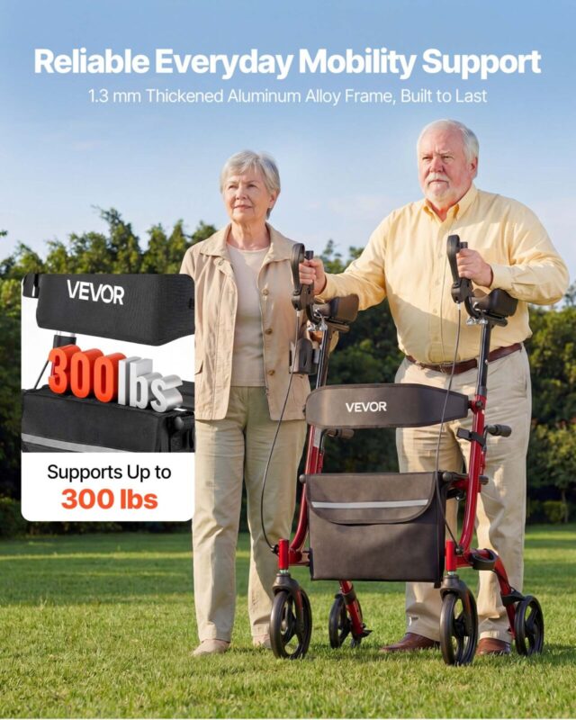 Rullkäimisraam istmega eakatele, 136 kg