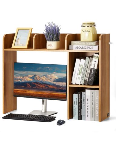 Desktop Bookshelf, 60 kg, 94,5 x 24,1 x 73,4 cm, 2 tasandit