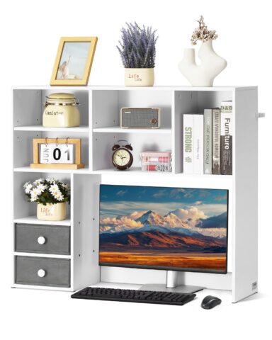 Desktop Bookshelf, 45 kg, 94,0 x 25,4 x 79,0 cm, 3 tasandit