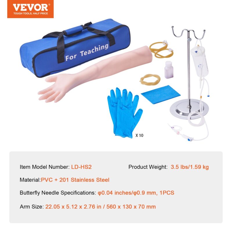 VEVOR Flebotoomia harjutuskomplekt, 59 kg