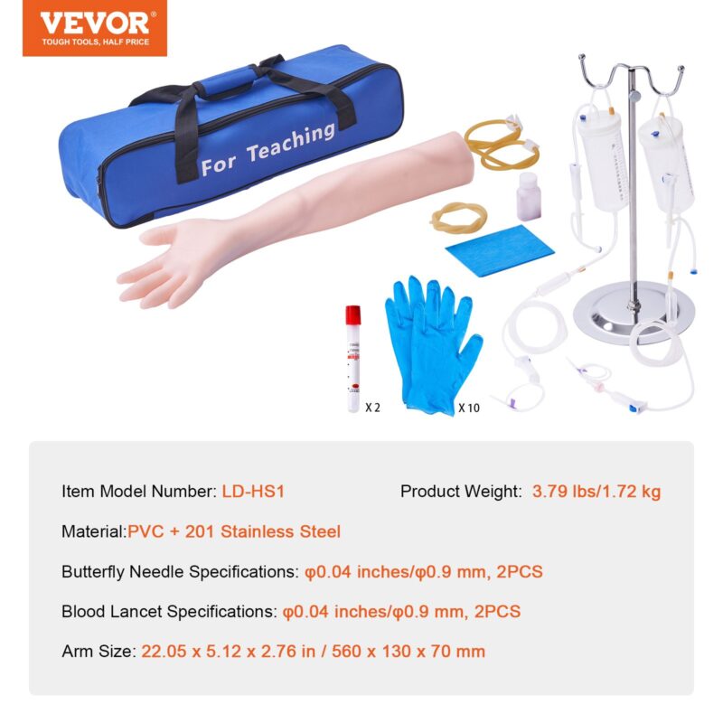 VEVOR Flebotoomia harjutuskomplekt, 72 kg