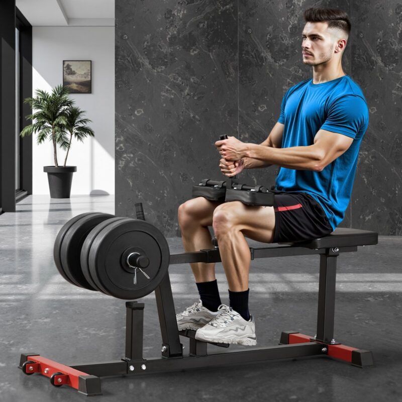Istuvas asendis säärelihaste treeningmasin, 200 kg, 1,27 cm
