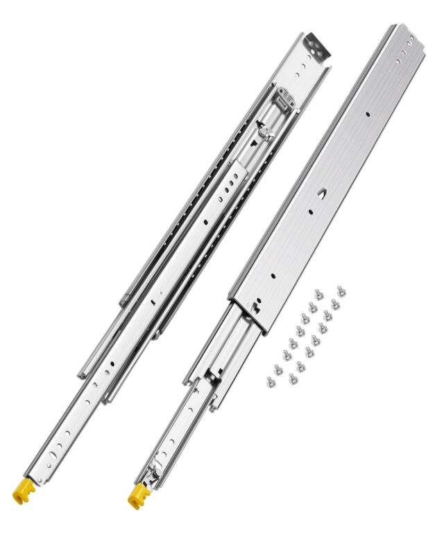 1 Pair Full Extension Drawer Slides 18 20 22 28 30 32 36 38 40 44 48 52 56 152 cm