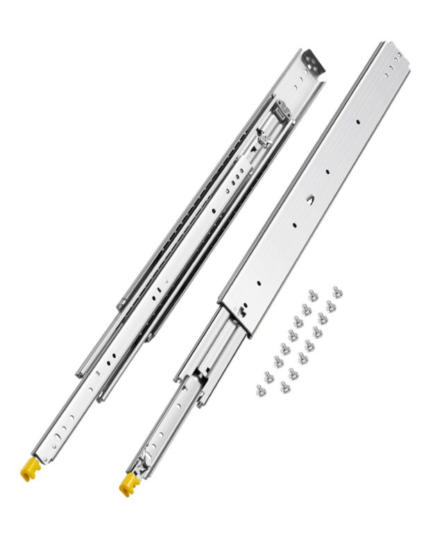 1 Pair Full Extension Drawer Slides 18 20 22 28 30 32 36 38 40 44 48 52 56 152 cm