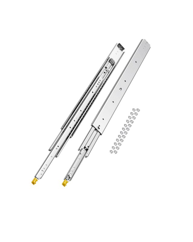 1 Pair Full Extension Drawer Slides 18 20 22 28 30 32 36 38 40 44 48 52 56 152 cm