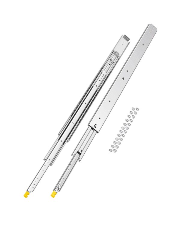 1 Pair Full Extension Drawer Slides 18 20 22 28 30 32 36 38 40 44 48 52 56 152 cm