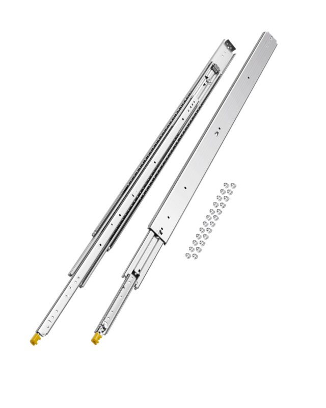 1 Pair Full Extension Drawer Slides 18 20 22 28 30 32 36 38 40 44 48 52 56 152 cm