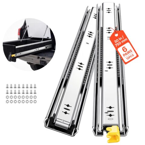 Heavy Duty Drawer Slides, 113,4 kg, 75 cm