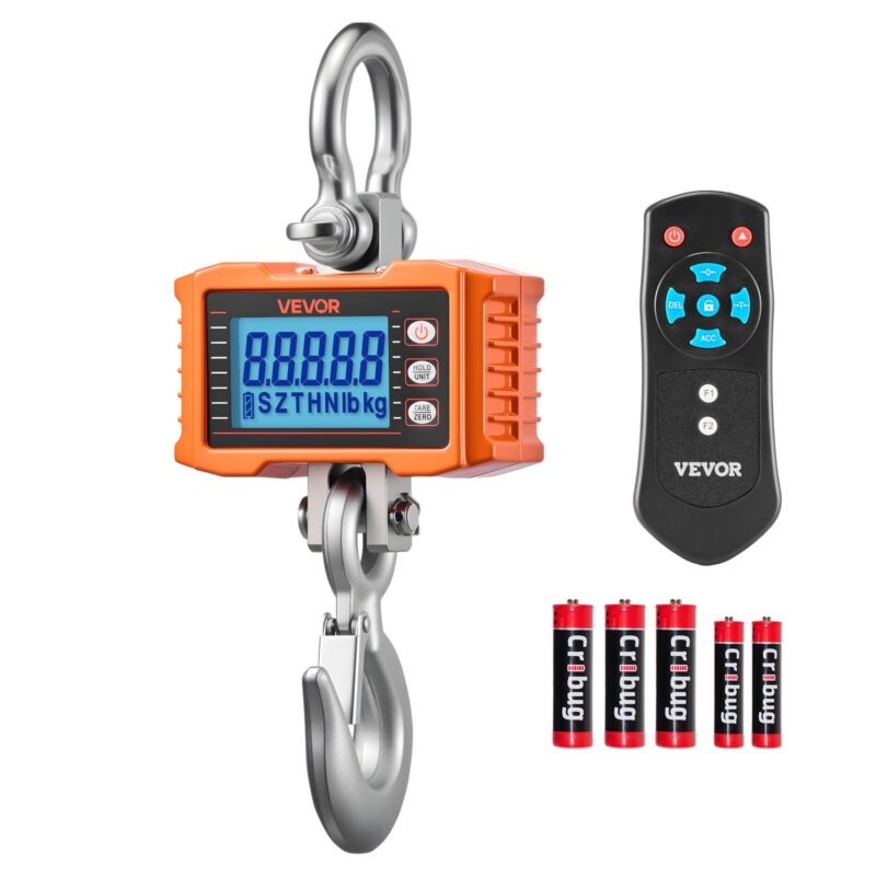 Digital Crane Scale, 2000 kg, 500 g