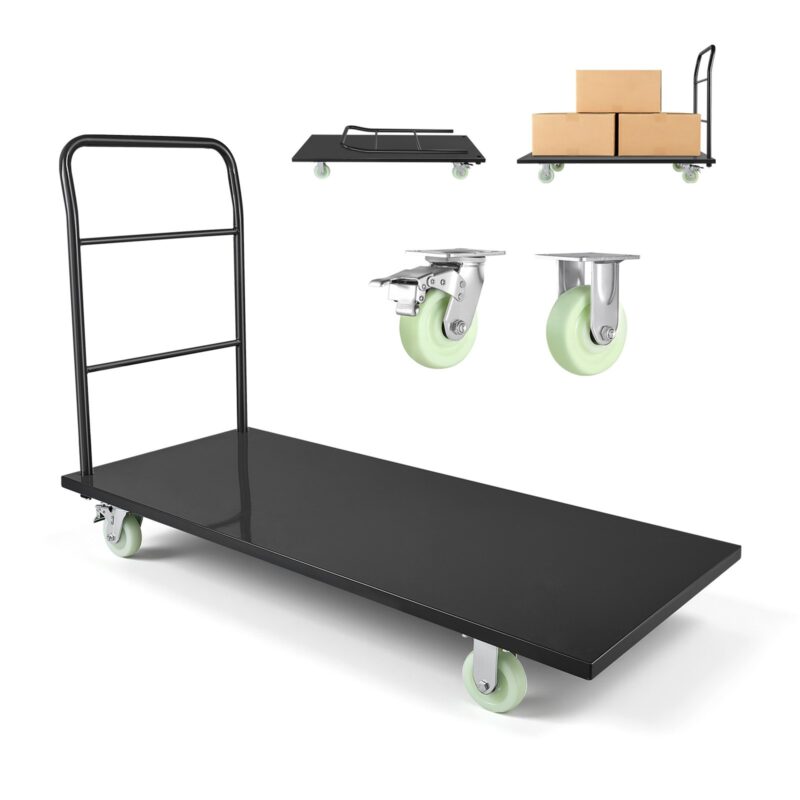 Heavy Duty Platform Truck, 907,18 kg, 907 kg, 152 x 70,1 x 109 cm