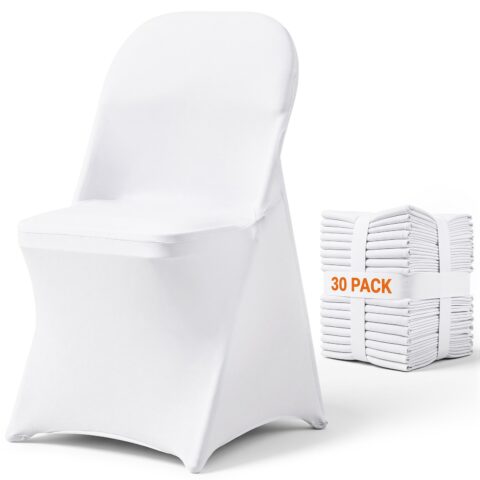 Stretch Spandex Folding Chair Covers, 40,6 x 50,8 x 78,7 cm, 30 tk