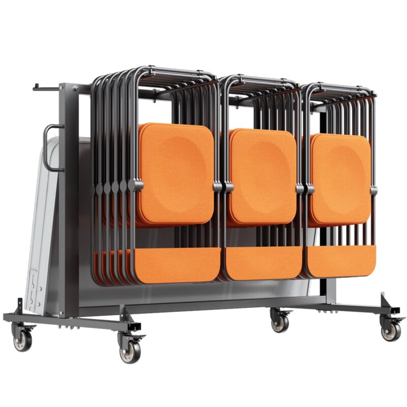 Folding Chair Rack, 181 kg, 182 cm