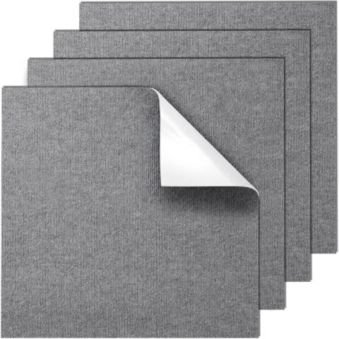 Carpet Tiles Peel and Stick, 61,0 x 61,0 cm, 4,83 mm