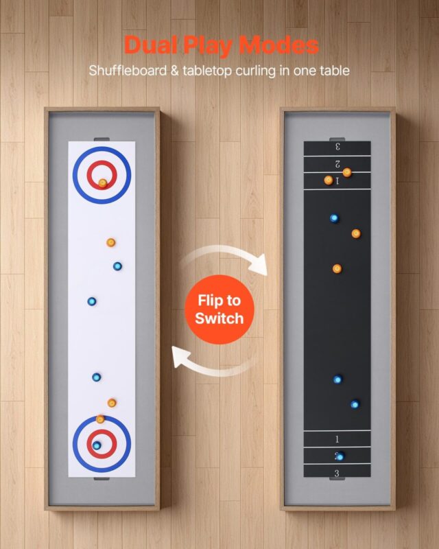 2,1 m pikkune shuffleboard-laud