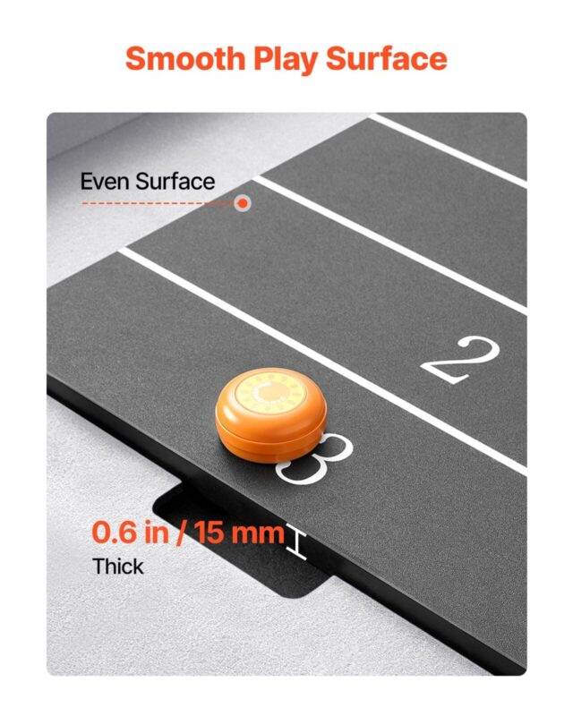 2,1 m pikkune shuffleboard-laud
