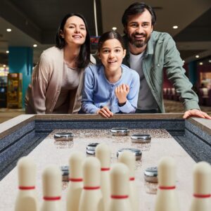 274,3 cm shuffleboard laud 2-ühes shuffleboard ja bowlingumängu komplekt — pilt 8