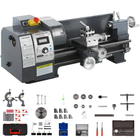 Uuendatud 750W mini-metalli treipink 20,3 x 40,6 cm metalli treipink