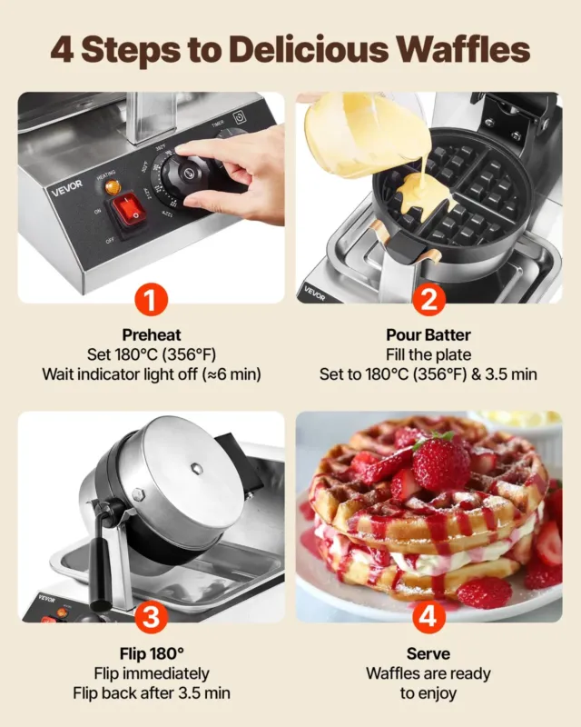 Vahvliküpsetaja 1300 W