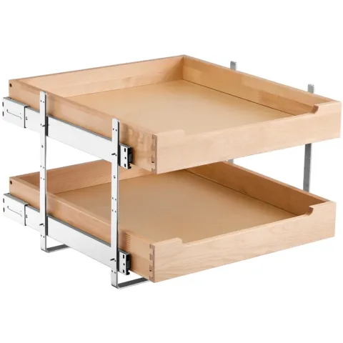 Väljatõmmatav 2-tasandiline kapisahtel 470 x 533 mm