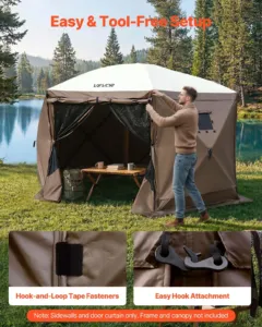 Varikatuse külgseinad, 1,73 x 1,48 m, 1730 x 1480 mm — pilt 6