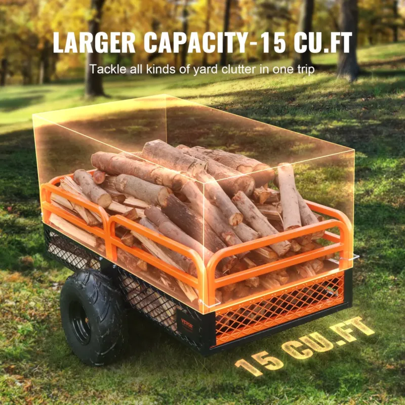 Vastupidav terasest ATV kallurhaagis, 680 kg, 1,78 mm