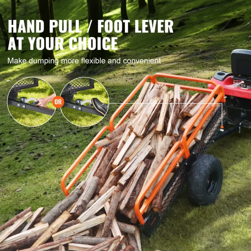 Vastupidav terasest ATV kallurhaagis, 680 kg, 1,78 mm