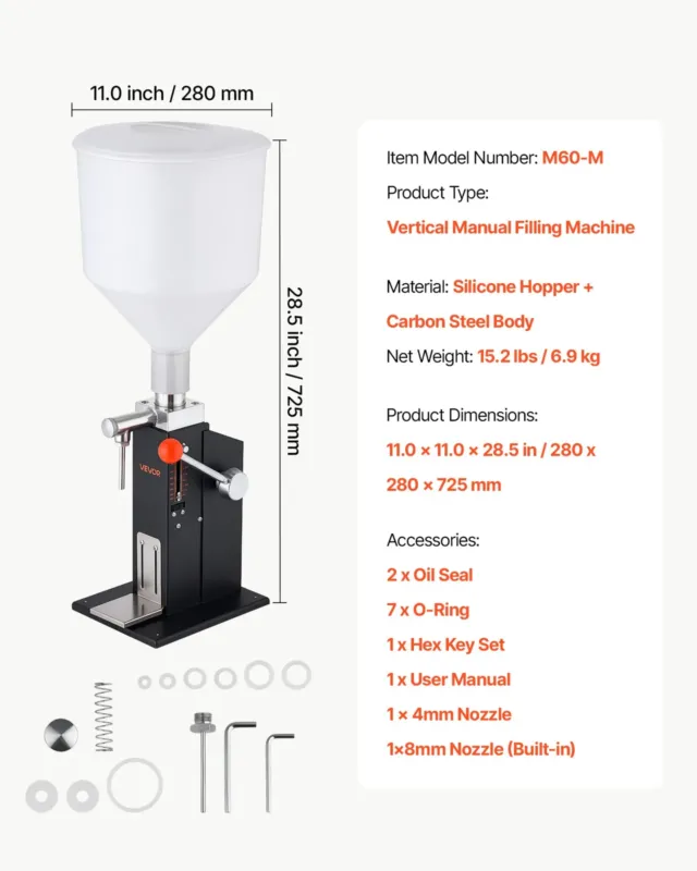 Vedeliku täitemasin 60 ml, 10 L