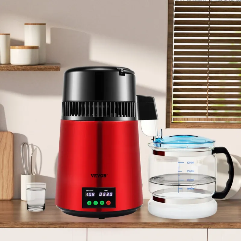 Vee destillaator 4 L, 1 L/h