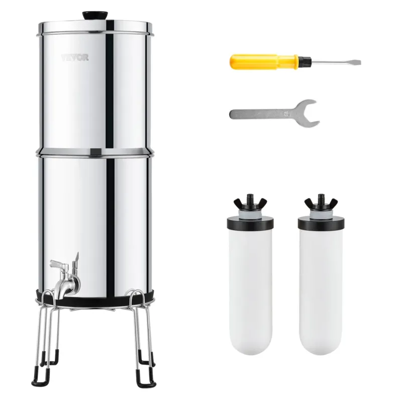 Veefiltrisüsteem 8,5 L, söe- ja keraamiline filter, Ø28 cm